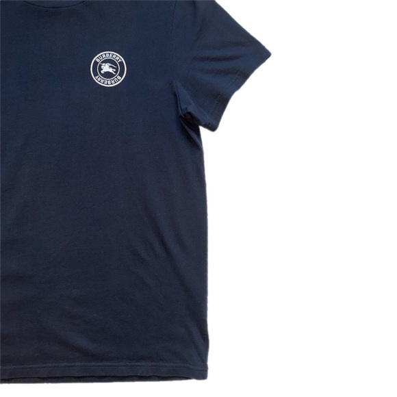 Burberry Men’s Navy Short Sleeve Tee - Picture 4 of 7